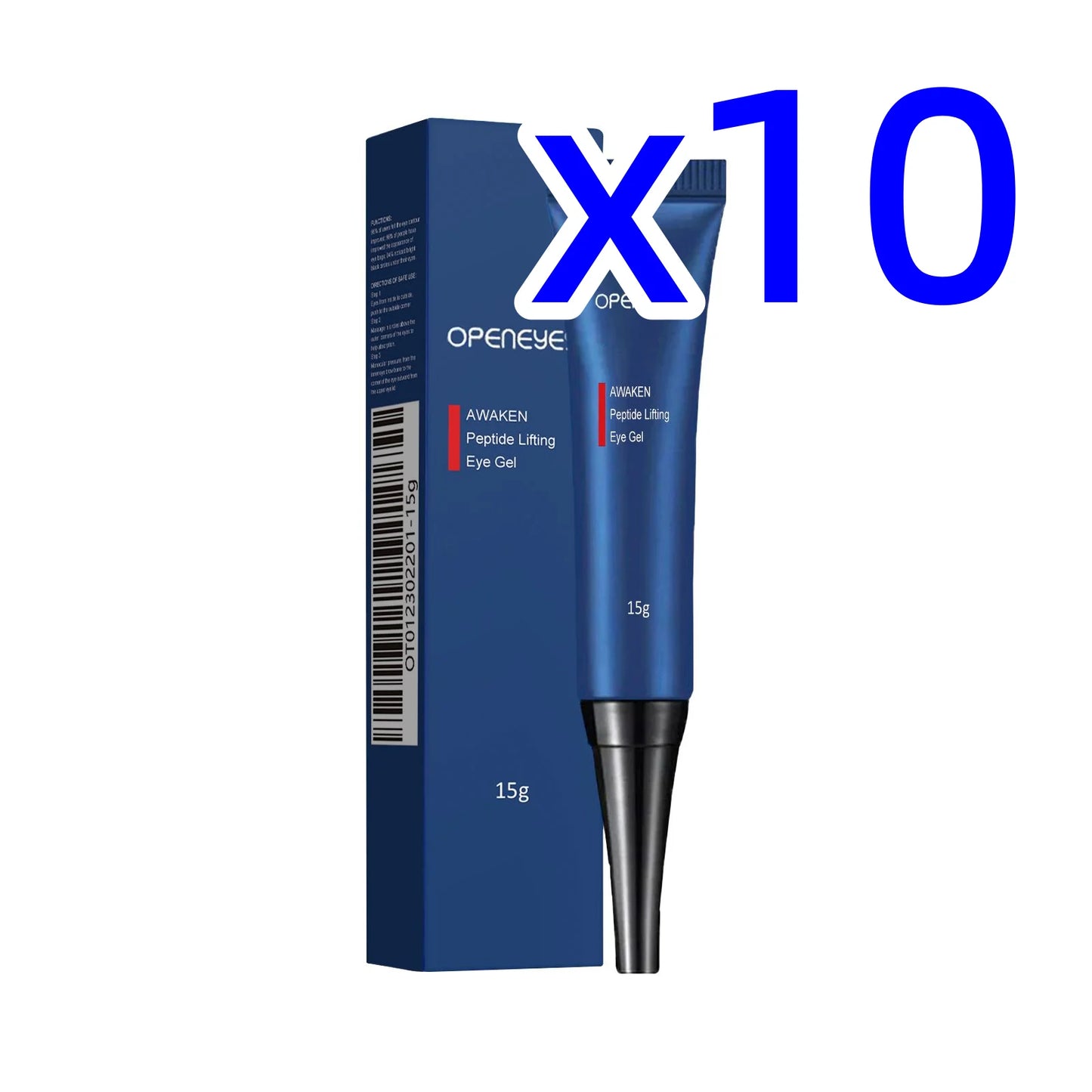 Retinol Eye Cream Fade Eye Bags Smooth Wrinkles Reduce Dark Circles Lift Firm Skin Hydrate Nourish Men Daily Use Eye Firm Cream Peaceful Pleasures Health and Wellness 15g Boxed X 10PCS