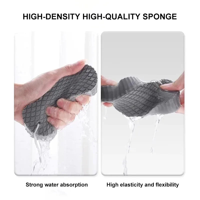 Soft Bath Sponge Brush Exfoliating Dead Skin Sponge For Kids Massager Cleaning Shower Brushes Peeling Fish Scale Sponge Rub Peaceful Pleasures Health and Wellness