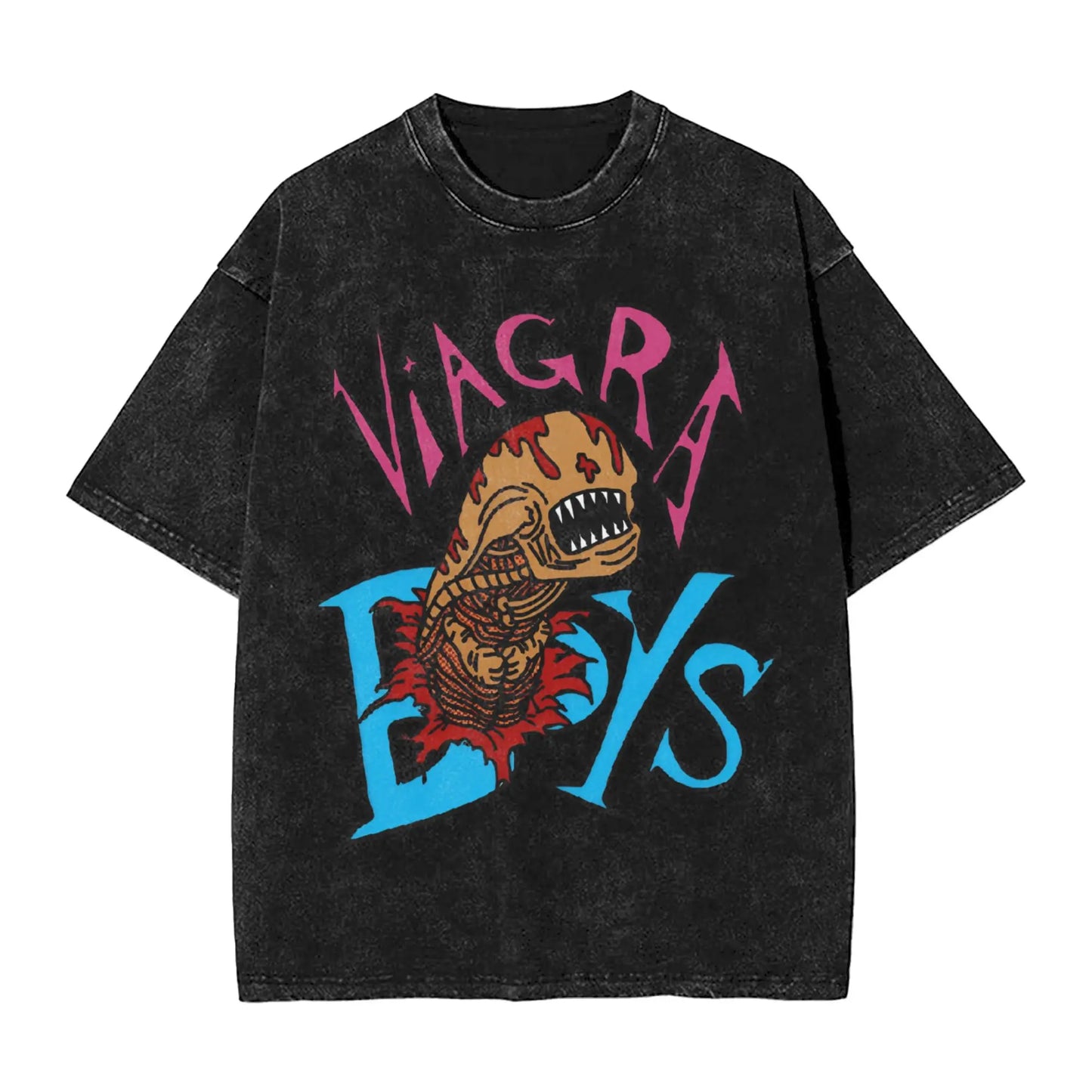 Viagra Boys Vintage Washed Graphic Tee | Men's Cotton Crewneck Men's Graphic Tee Peaceful Pleasures Health and Wellness 5 M
