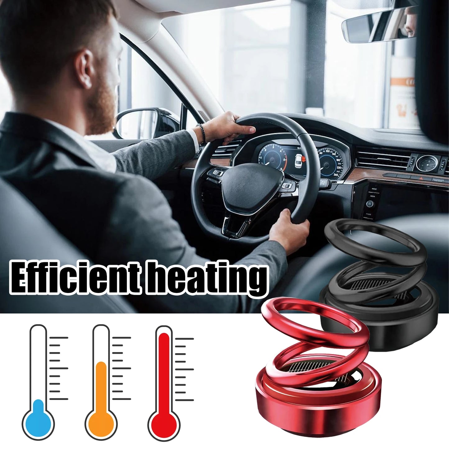 Solar Portable Car Interior Radiator | Heat Dissipation Fan