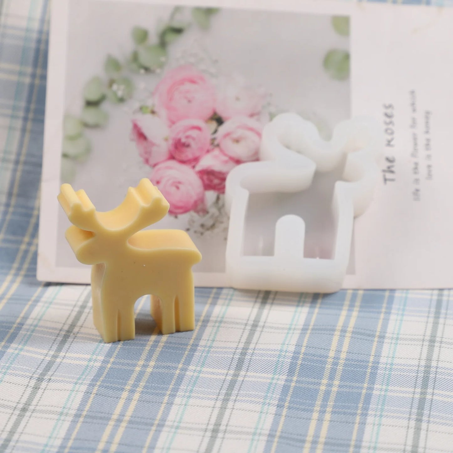 Christmas Silicone Mold Set – Tree, Reindeer & Gingerbread Man