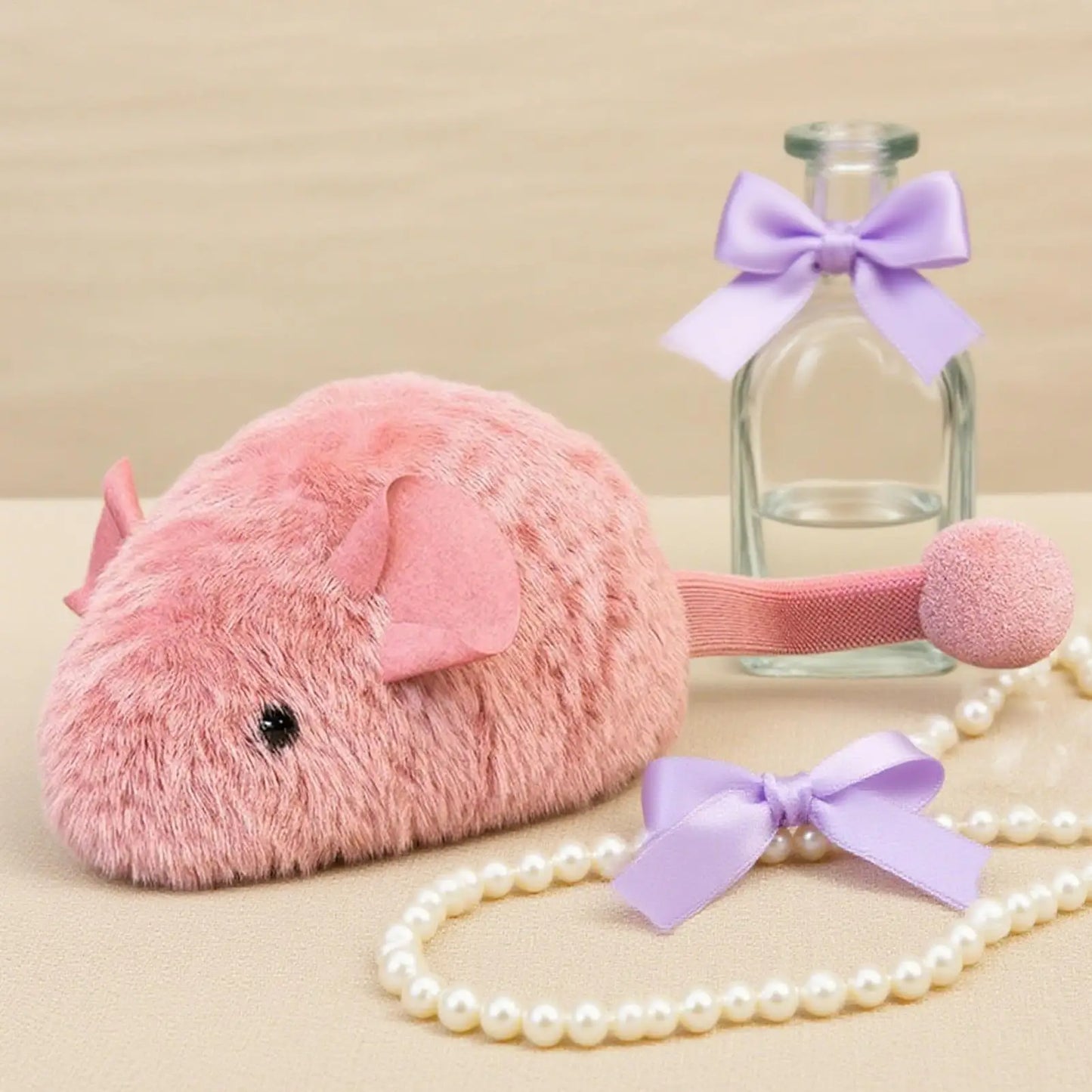 Interactive Plush Mouse Cat Toy – Sound & Glow Kitten Toy