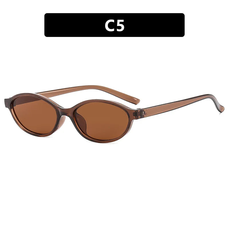 Women's Oval Small Frame Photochromic Sunglasses | Trendy