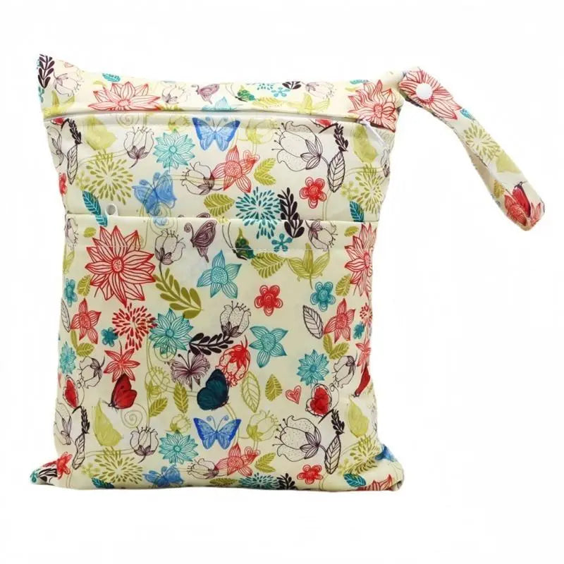 Baby Diaper Bag Tote | Spacious Floral Nappy Bag for Travel