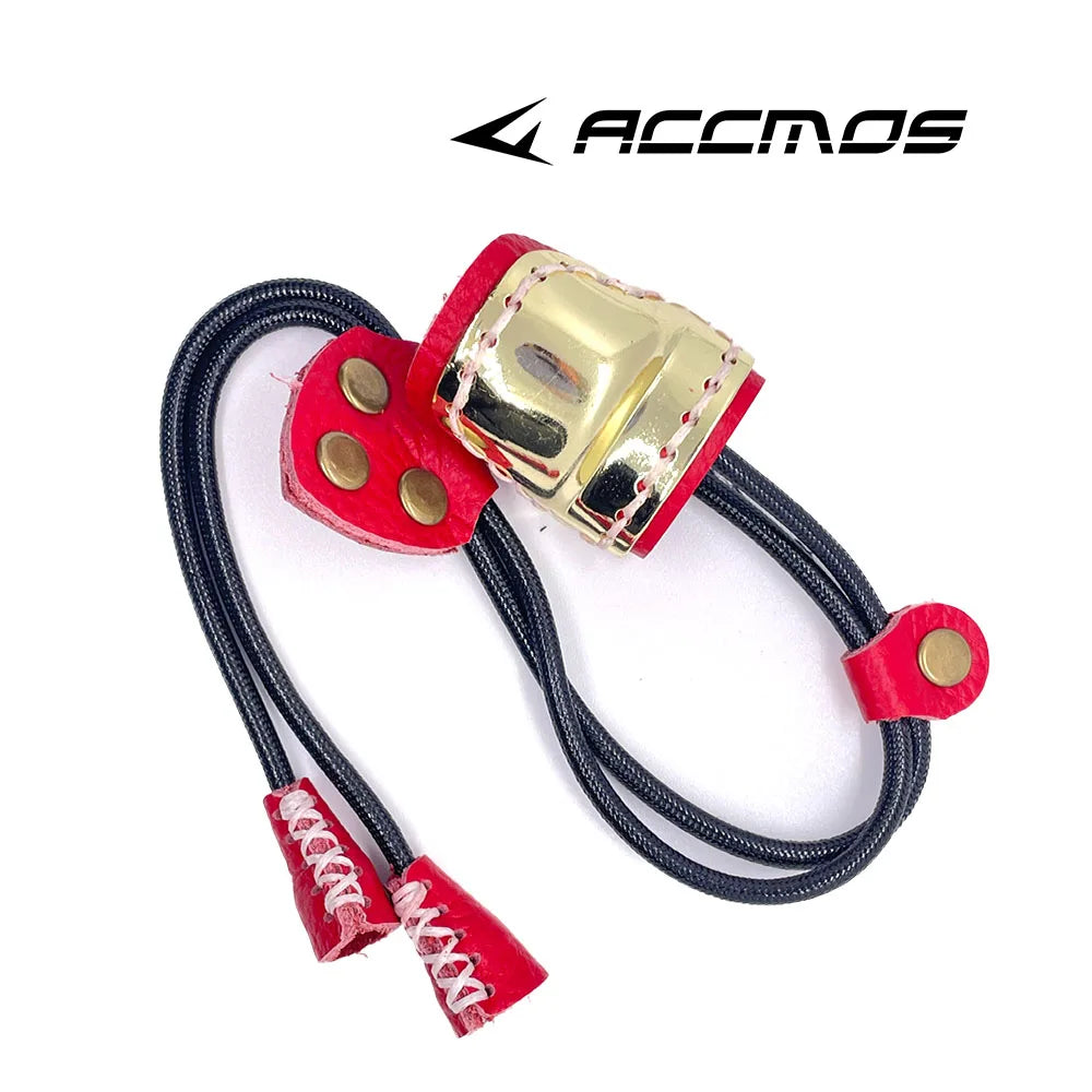 Archery Thumb Ring Protector Finger Guard Shooting Glove Brass Cow
