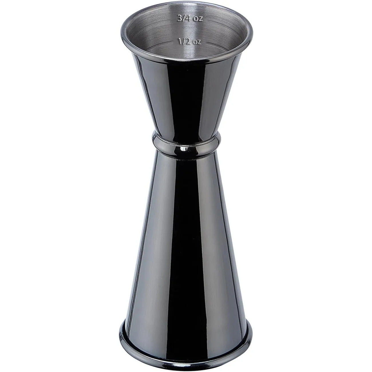 Stainless Steel Dual Shot Cocktail Jigger 1oz & 2oz Bar Measure