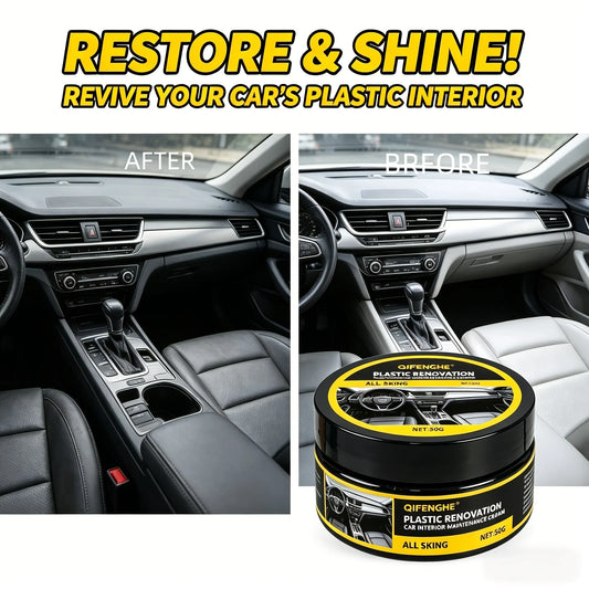 QIFENGHE Plastic Renovation Cream – Car Trim Restorer Car Trim Restorer Oasis Select