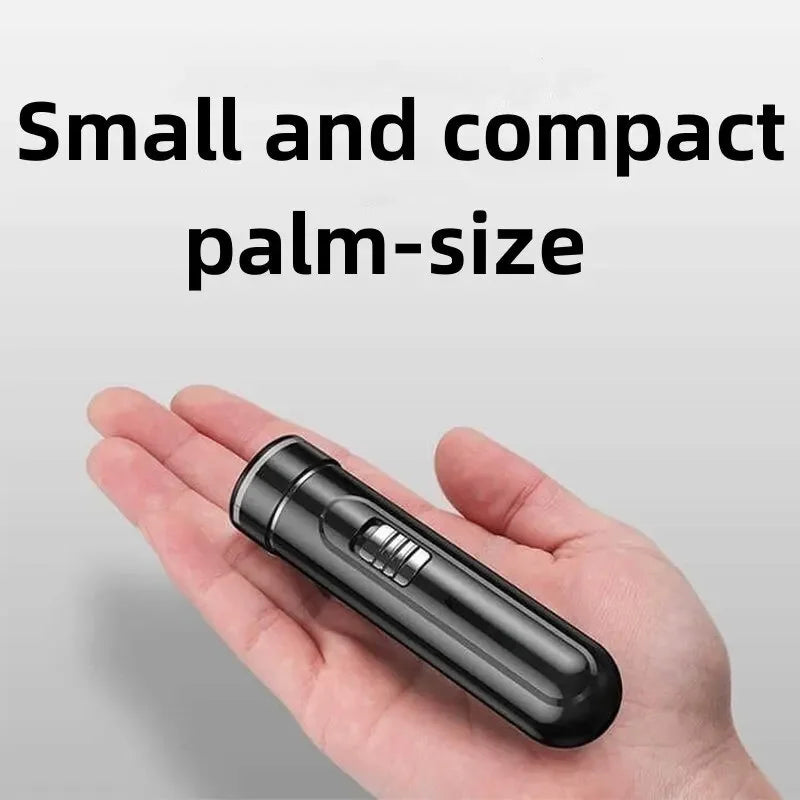 Compact & Convenient Electric Razor for Men - USB Rechargeable, Wet & Dry, Easy One-Button Use - Perfect for Home, Car & Travel! Peaceful Pleasures Health and Wellness