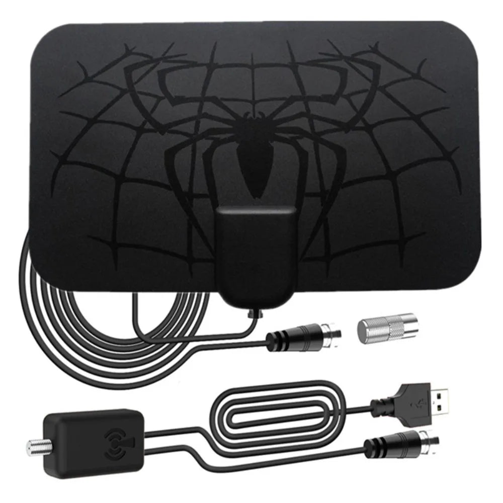 Indoor HD TV Antenna 4K 1080p – 360° Amplifier & UHF/VHF