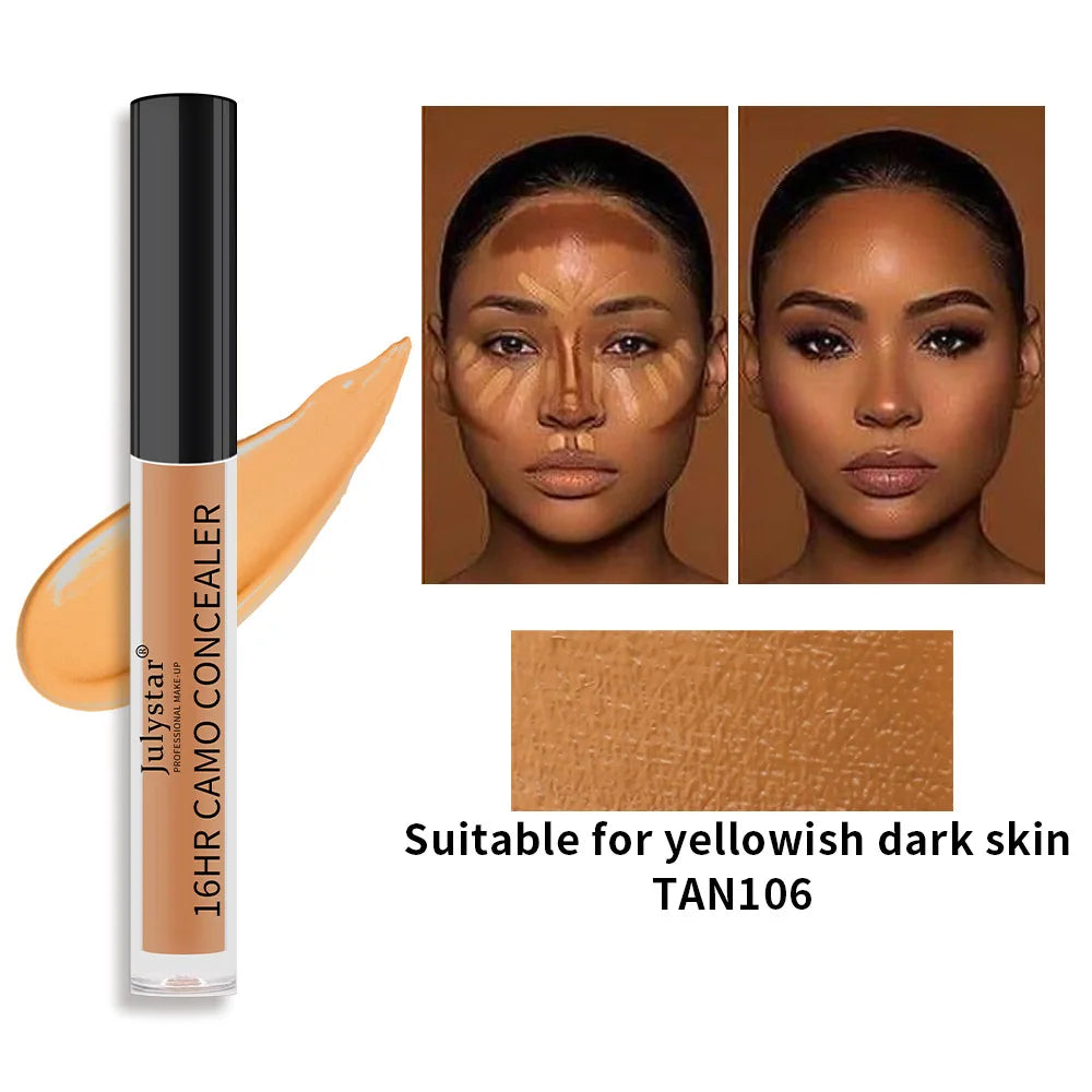 Julystar 16HR Camo Liquid Concealer | Full Coverage, All Shades