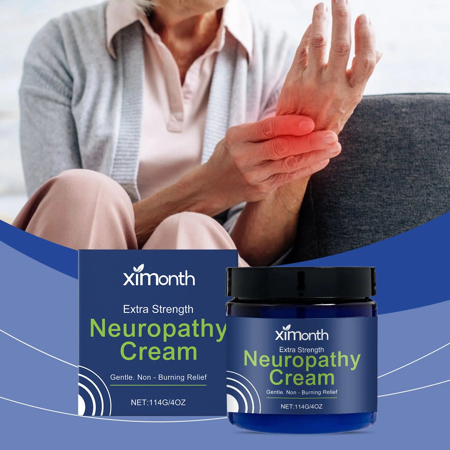 Ximonth Mint Leaf Body Care Cream – Joint & Muscle Therapy 114g