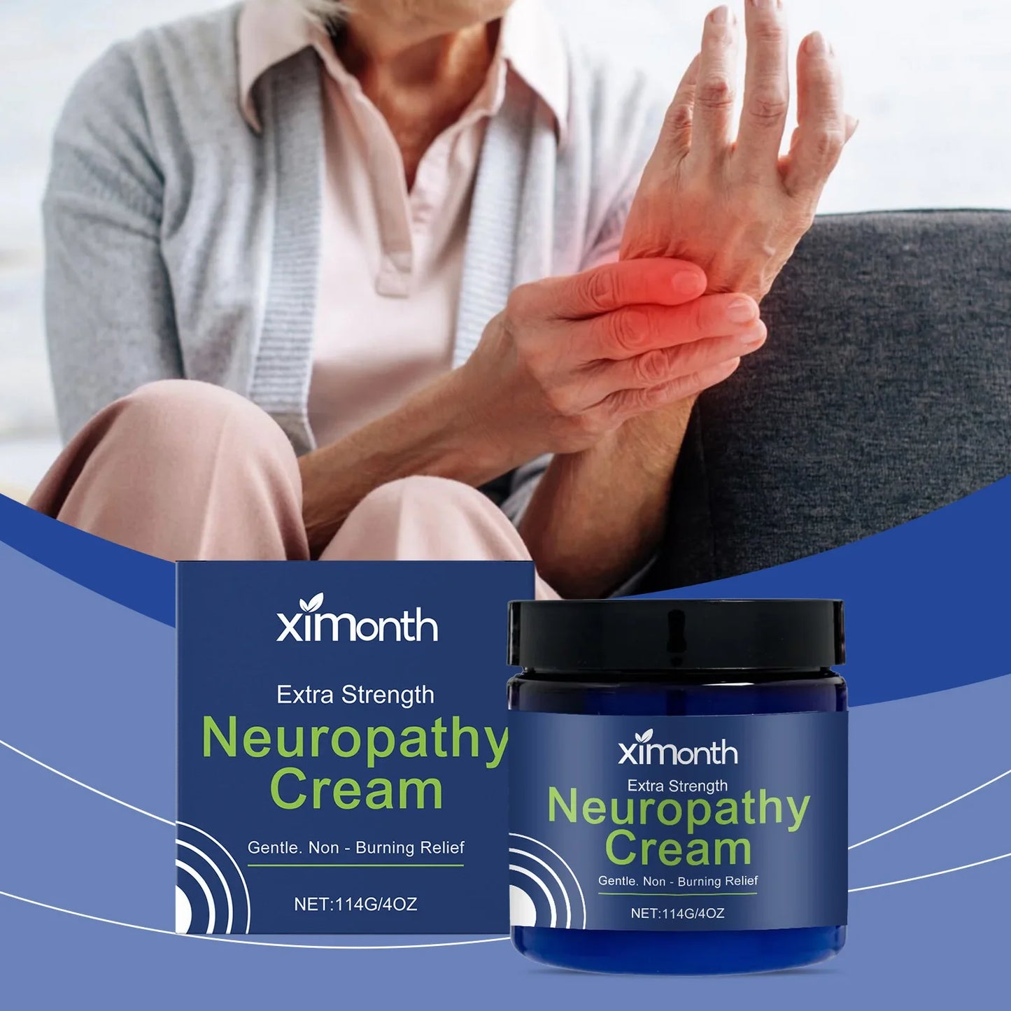Ximonth Mint Leaf Joint & Muscle Care Cream 114g Body Therapy