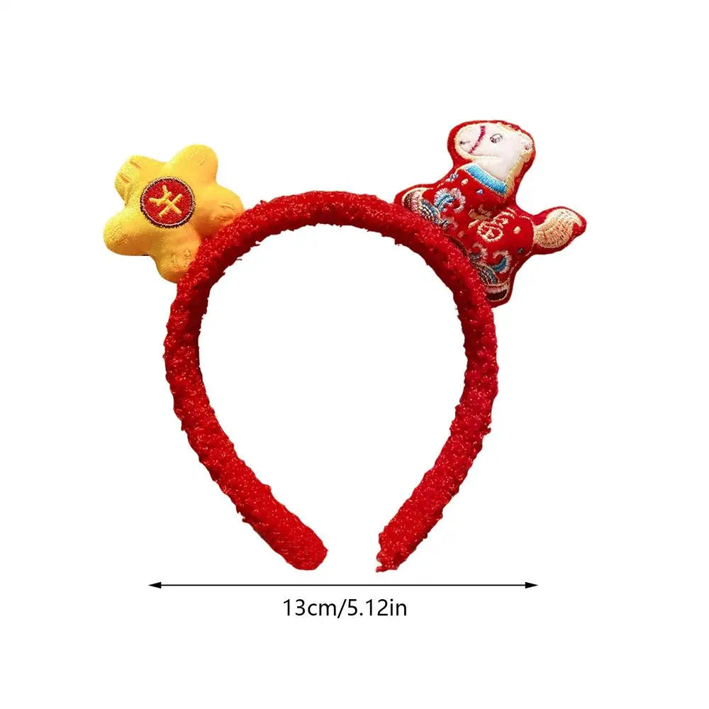 Plush Horse Headband – Cartoon Pony Party Hair Hoop