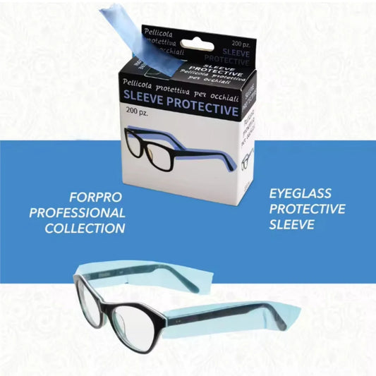 200ps/Box Salon Hairdresser Disposable Glasses Leg Sleeves Cover Hair Dye Tools Pro Hairdressing Eyeglasses Protector Accessory Peaceful Pleasures Health and Wellness