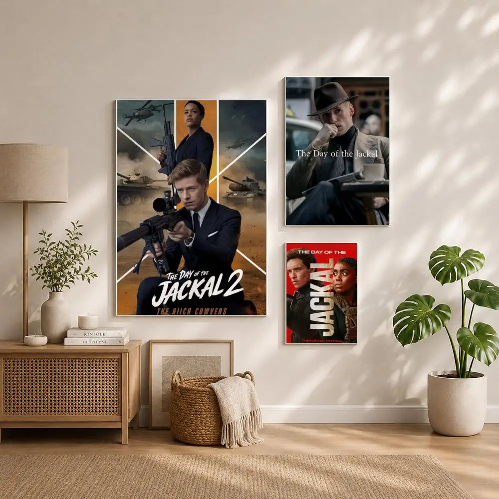 The Day of the Jackal Movie Poster – HD Waterproof Wall Art Movie Poster Wall Art Peaceful Pleasures Health and Wellness