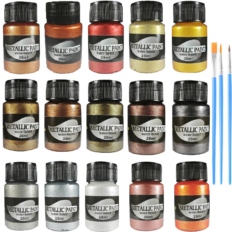 Mica Powder 15Colors - 20g/Bottle of Natural Pigment Powder for DIY Epoxy Resin Soap Making Candle Making,Lip Gloss,Dye,Nail Peaceful Pleasures Health and Wellness 15Colors C M