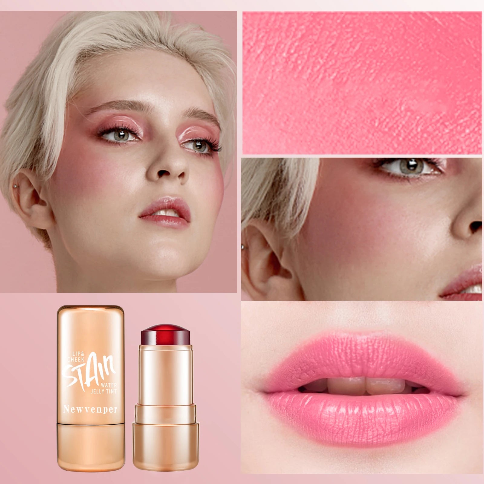 Waterproof Water Jelly Tint Blush Stick for Face & Lip Peaceful Pleasures Health and Wellness