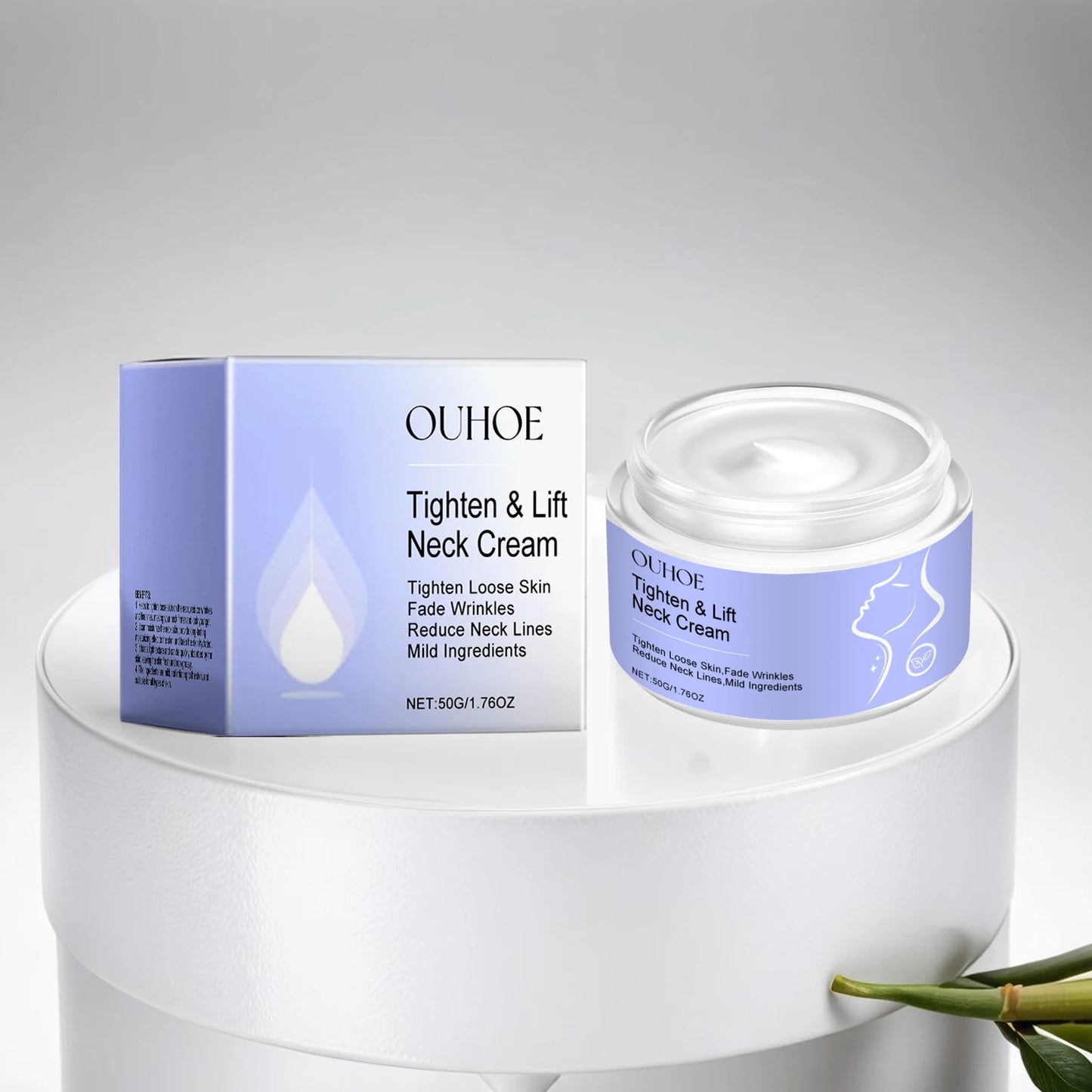 OUHOE Neck Firming Cream – Anti-Wrinkle Lifting Moisturizer 50g