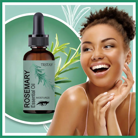 TRSTAY Pure Rosemary Essential Oil – Hair, Skin & Diffuser Rosemary Essential Oil Oasis Select 50ml