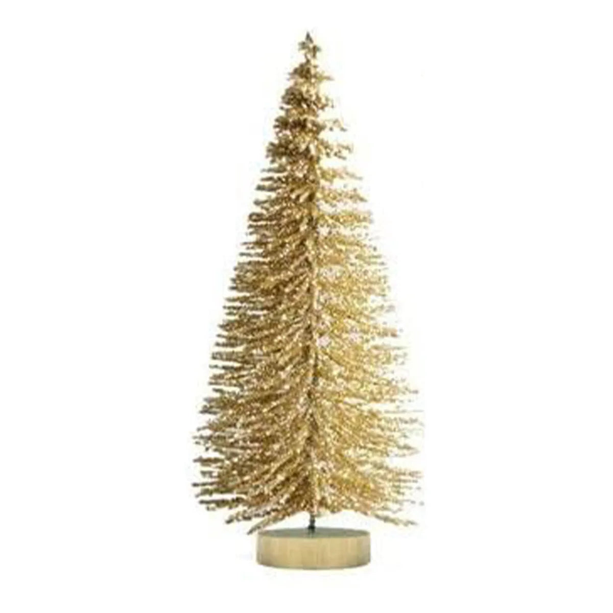 Christmas Decoration Xmas Tree Small Cedar Pine for Home Room Decor Halloween Party New Year Navidad Ornaments Accessories 2025 Peaceful Pleasures Health and Wellness Gold 4.5cm