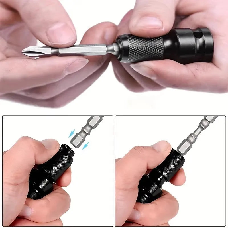 1 2 Square 4 Hexagon Ratchet Sleeve Impact Wrench Adapter Drive