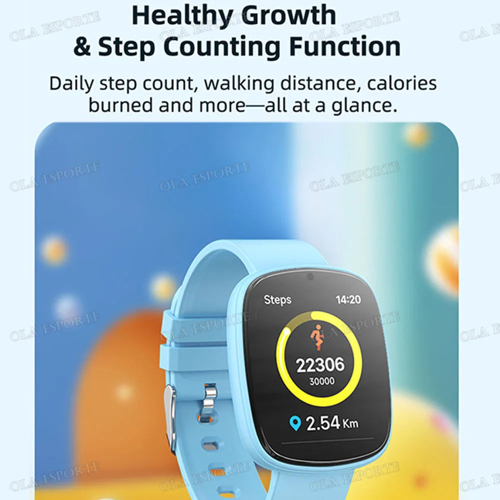 2026 Kids Games Smartwatch 1.83''HD Screen Camera 22 Interesting Games Sleep Monitor Alarm Clock Calculator Children Watch MA27 Peaceful Pleasures Health and Wellness