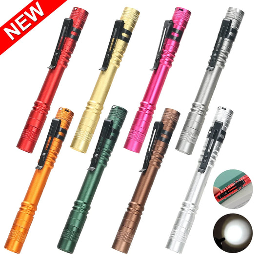 Mini LED Pen Light Flashlight 500LM | Camping & EDC Torch LED Pen Flashlight Oasis Select