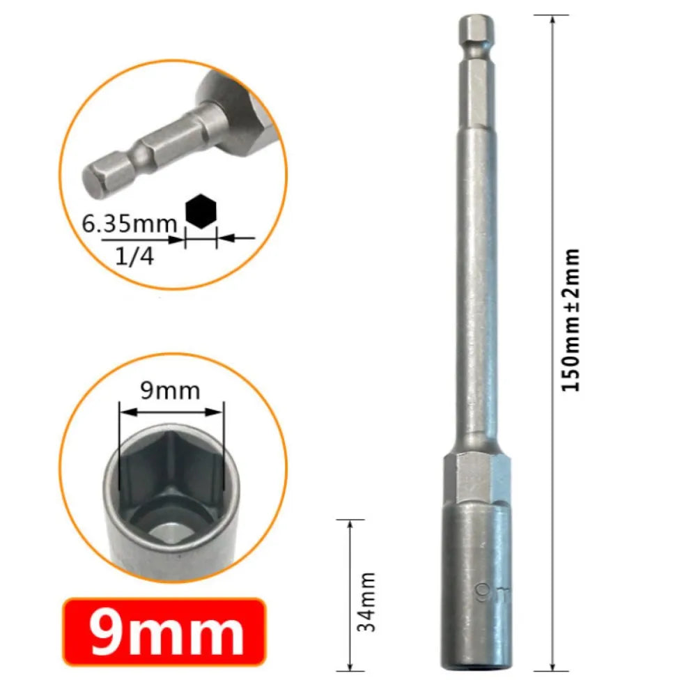Socket Hexagon Nut Driver Drill Bit Adapter 5 5- Electric Wrench