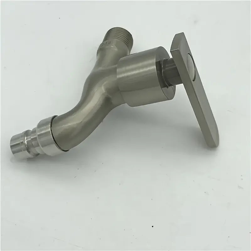 Stainless Steel Dual Outlet Faucet | Ceramic Valve Single Handle