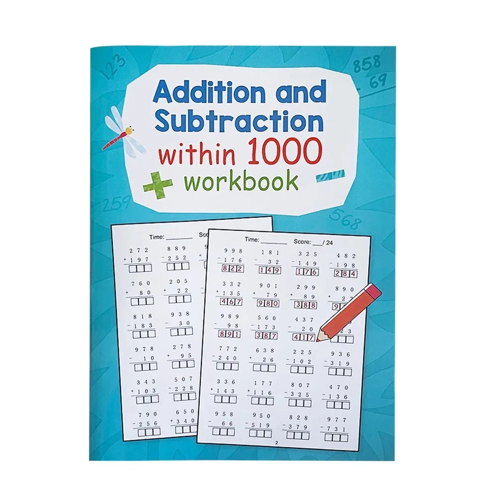Addition Subtraction Within 1000 Maths Workbook Primary School