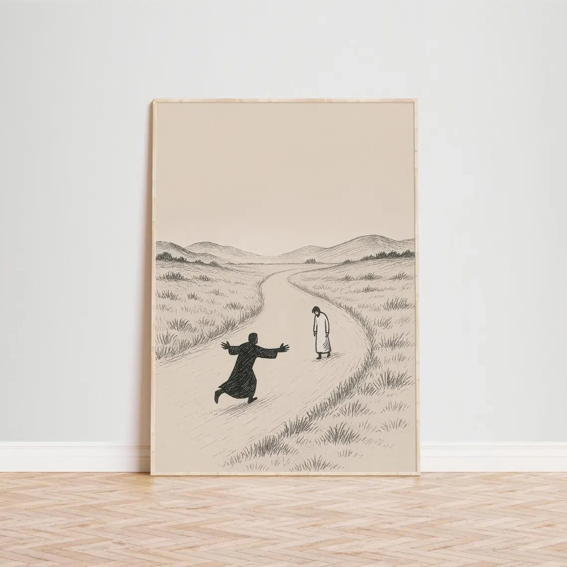 Prodigal Son Christian Canvas Wall Art | Forgiveness Poster