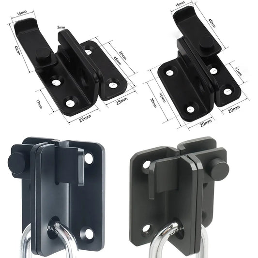 Free-punching Wardrobe Door Bolt Latch Drawer Lock Safety Stainless Peaceful Pleasures Health and Wellness
