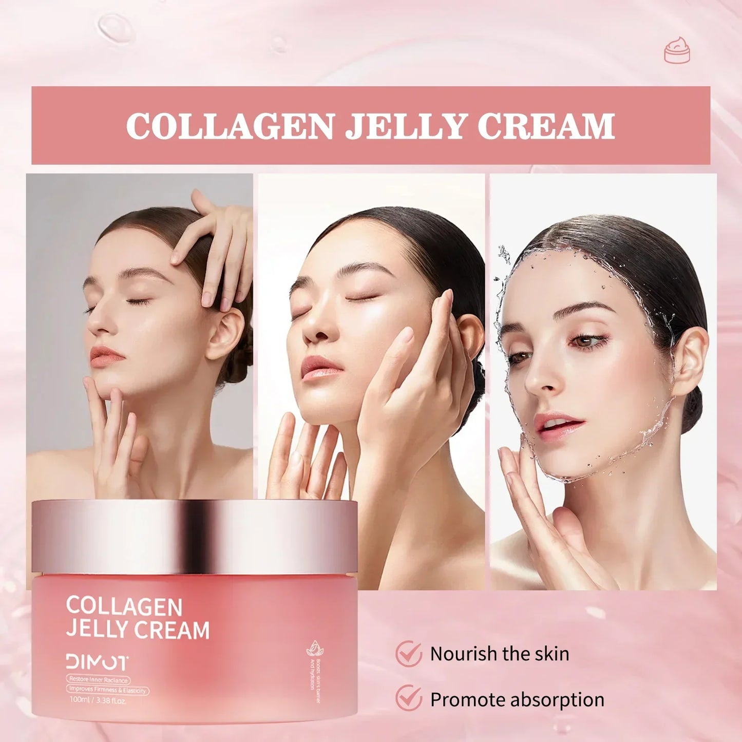 Collagen Jelly Cream 100ml – Niacinamide & Hydrolyzed Collagen