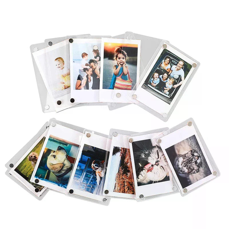 Acrylic Magnetic Fridge Photo Frame – Double Sided Clear Display