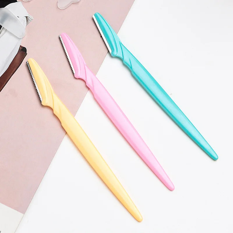 3/4/10Pcs Eyebrow Trimmer Blade Shaver Portable Face Razor Eye Brow Epilation Hair Removal Cutters Safety Razor Woman Makeup Peaceful Pleasures Health and Wellness