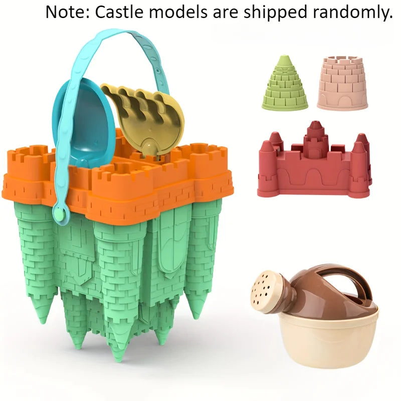 Kids Beach Sand Castle Toy Set | Large Outdoor Sand Play Tools