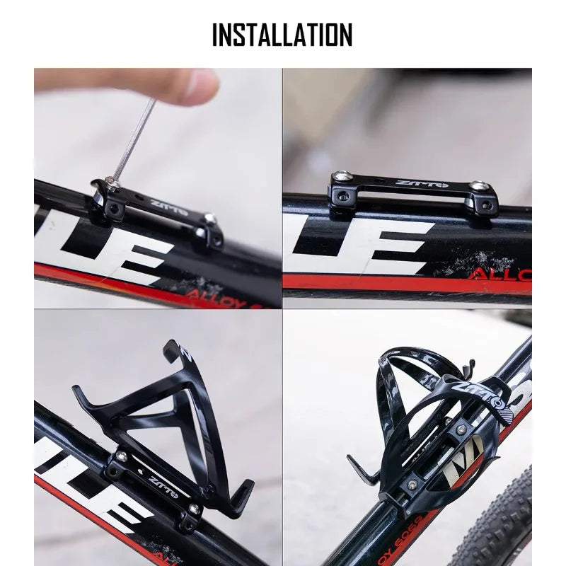 ZTTO Aluminum Double Head Bike Bottle Cage Extender MTB Bottle Cage Extender Peaceful Pleasures Health and Wellness