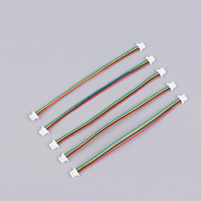 New 1/3/5Pcs 10cm STEMMA QT/Qwiic JST SH 4-Pin Wire Cable Adapter Connector Peaceful Pleasures Health and Wellness white 5pcs