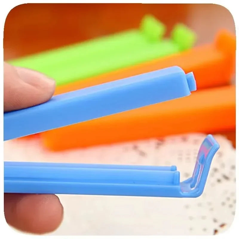 10/20Pcs Portable New Kitchen Storage Food Snack Seal Sealing Bag Clips Sealer Clamp Plastic Tool Kitchen Accessories Wholesale Peaceful Pleasures Health and Wellness