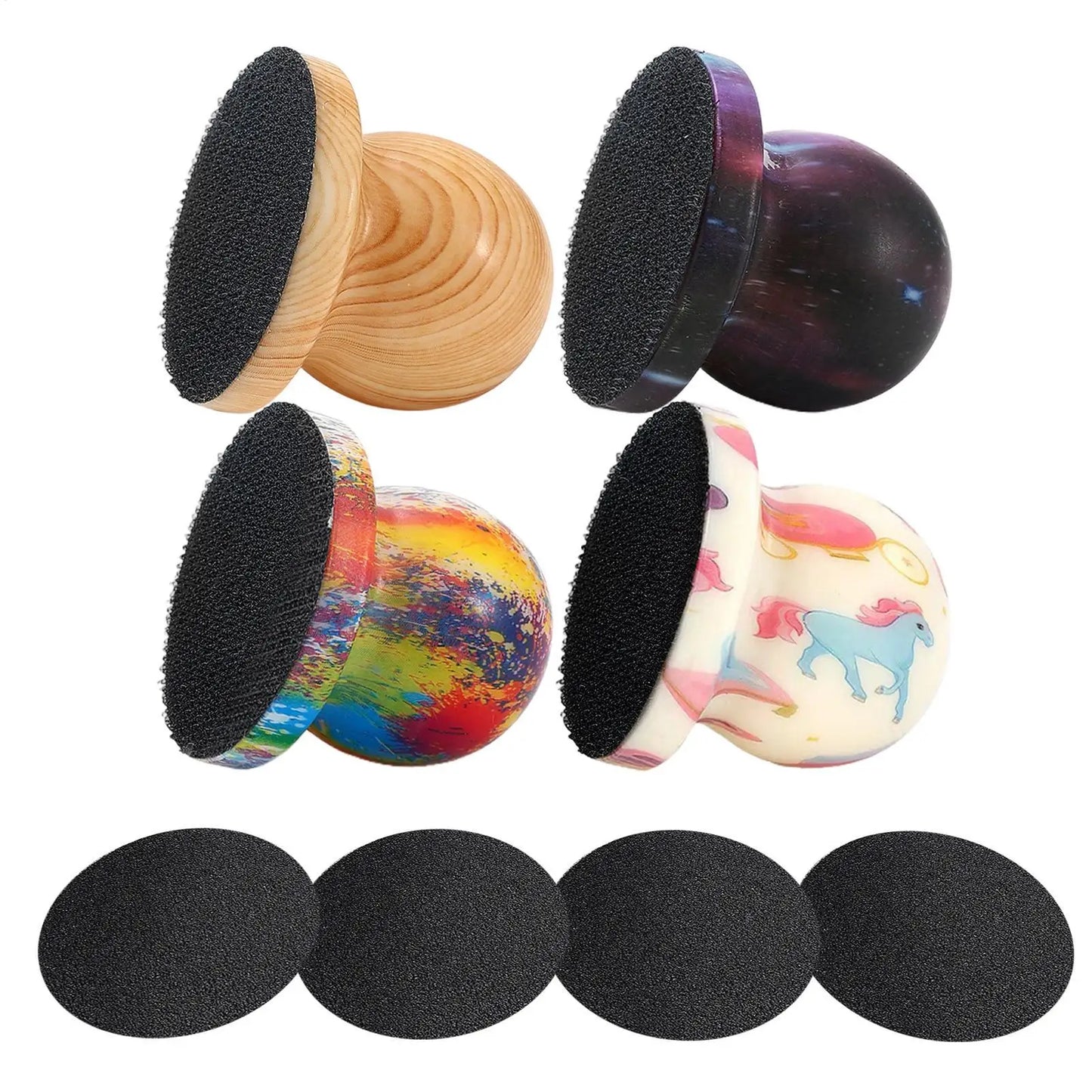 Handheld Pet Nail File & Grinder for Dogs & Cats | 4 Pads