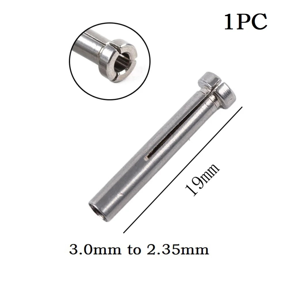 Engraving Chuck Collet Adapter 3mm/3.175mm to 2.35mm Shank