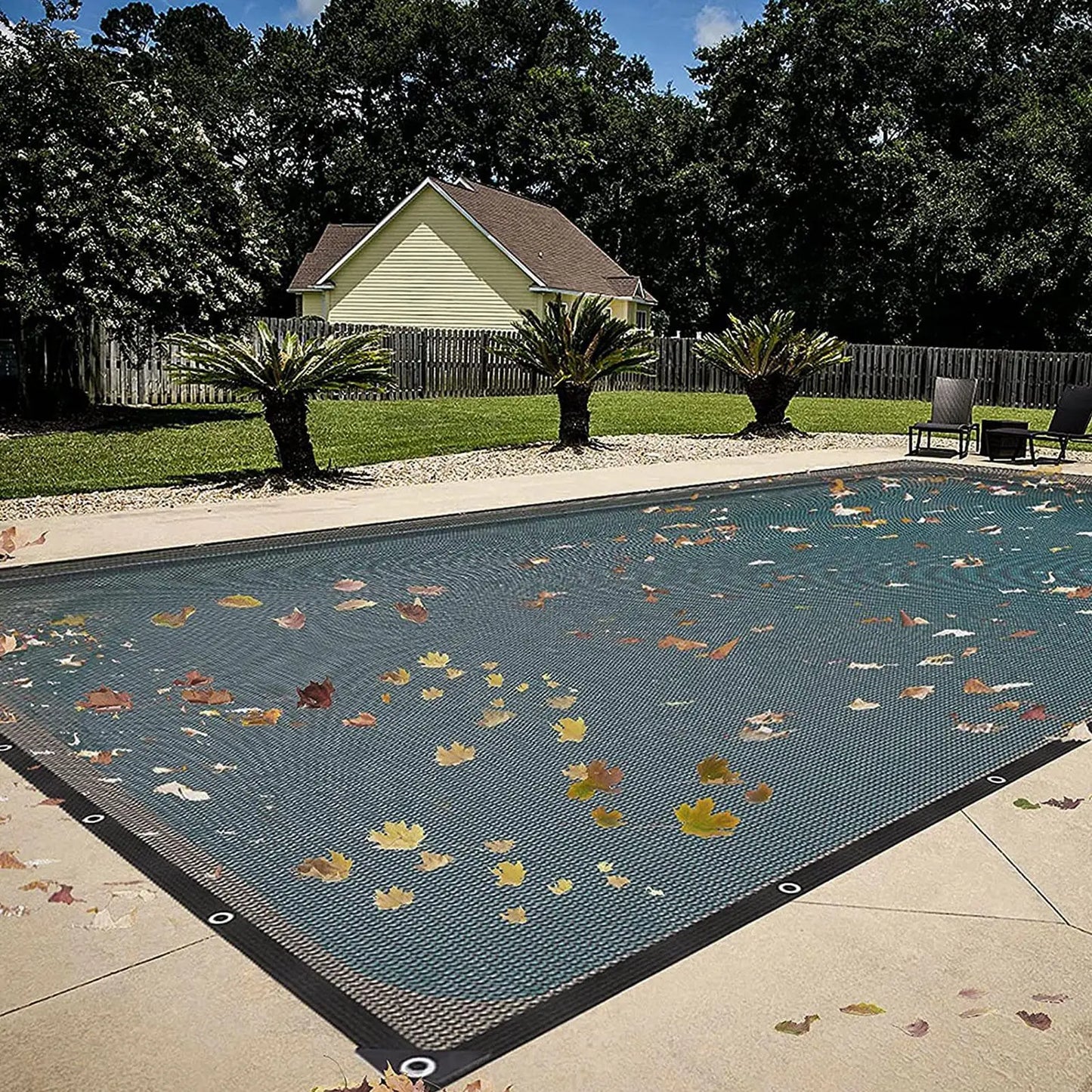Inground Pool Leaf Net Cover | Fine Mesh Pool & Pond Screen