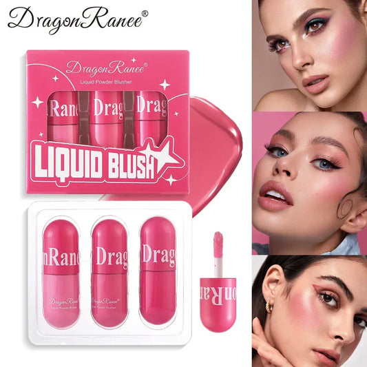 Dragon Ranee Liquid Blush Gift Set – Waterproof & Long-Lasting Liquid Blush Set Oasis Select