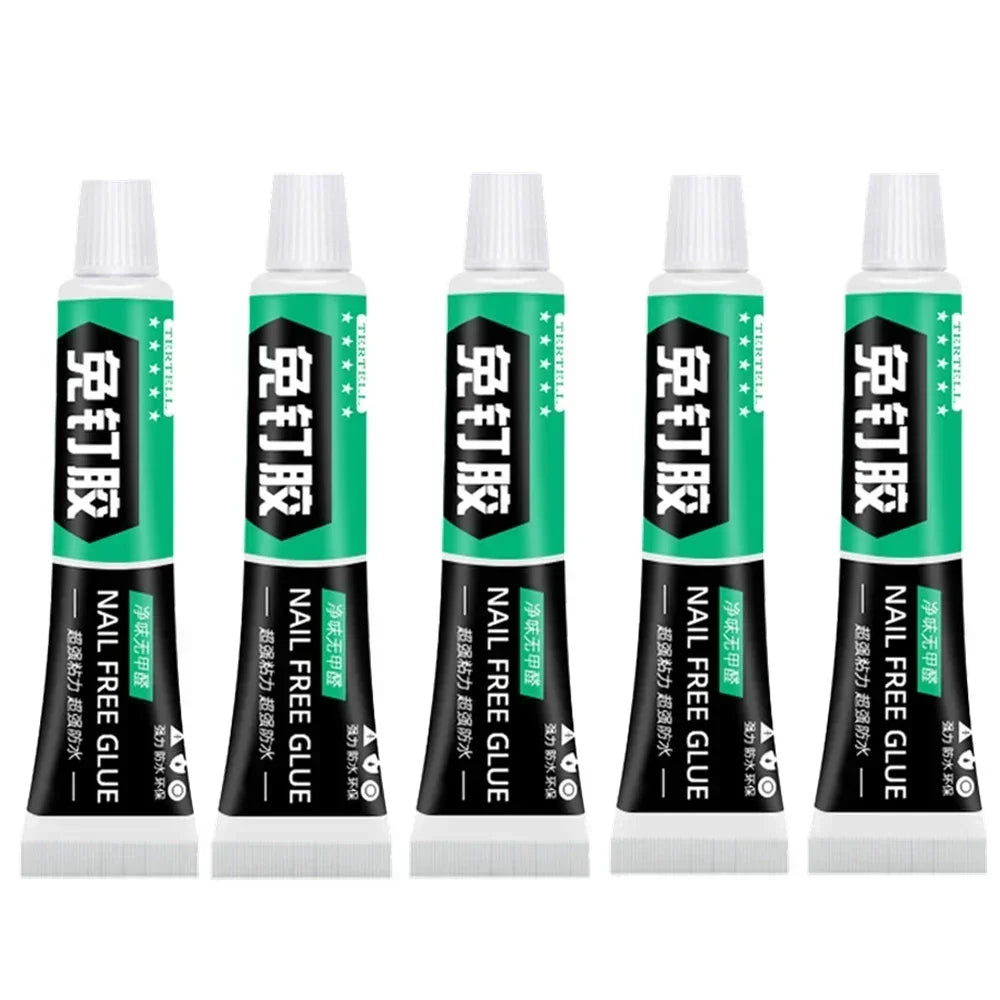 Nail-Free Tasteless Waterproof White Glue Multi-Spec Strong Glass Glue Multifunctional Household Glue Peaceful Pleasures Health and Wellness