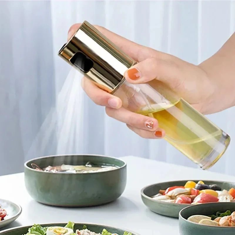 Kitchen Portable Spray Bottle Oil Sprayer Oiler Pot BBQ Barbecue
