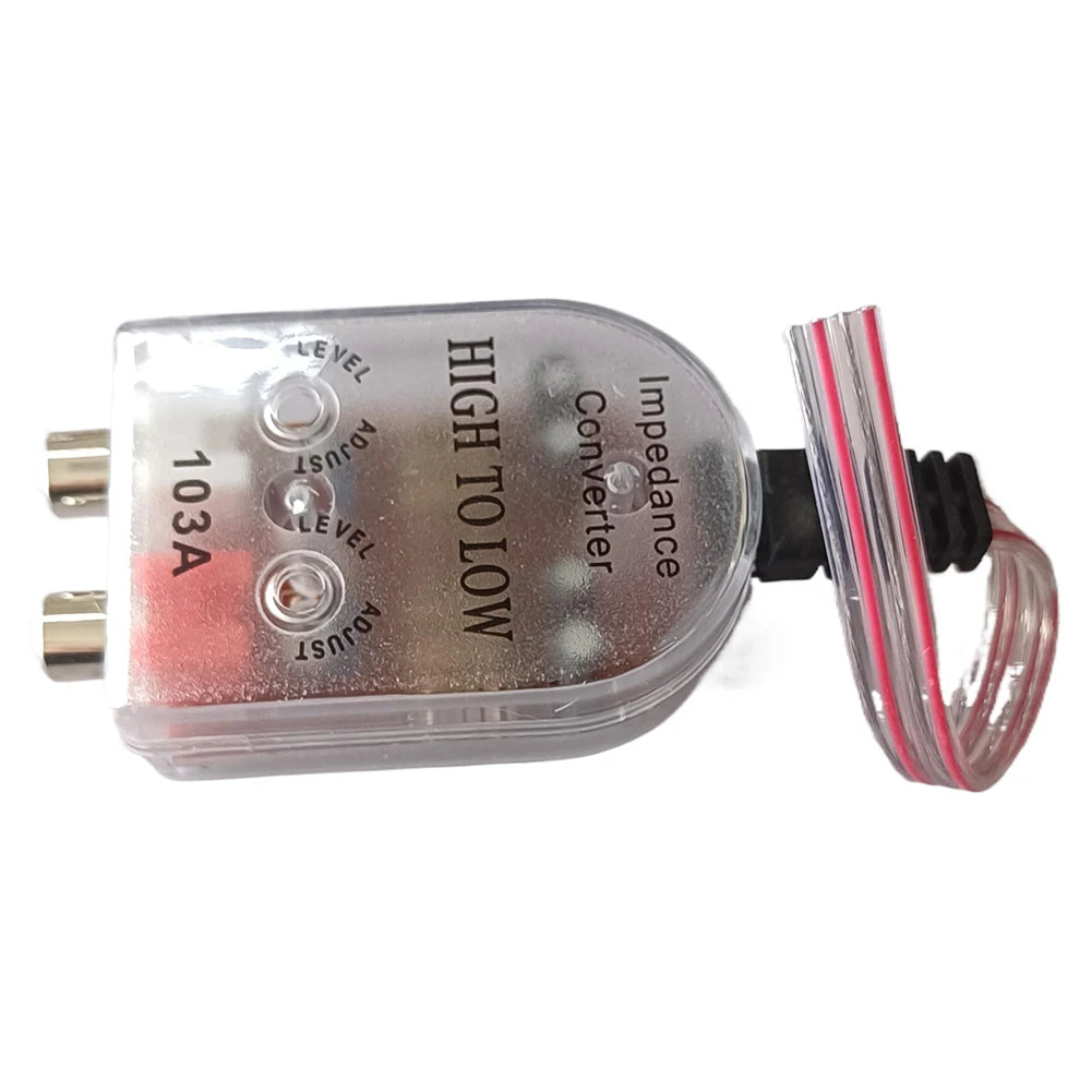 Practical Car Audio High to Low RCA Line Subwoofer Impedance Converter Gadgets Low Audio Filter Output Accessories Peaceful Pleasures Health and Wellness