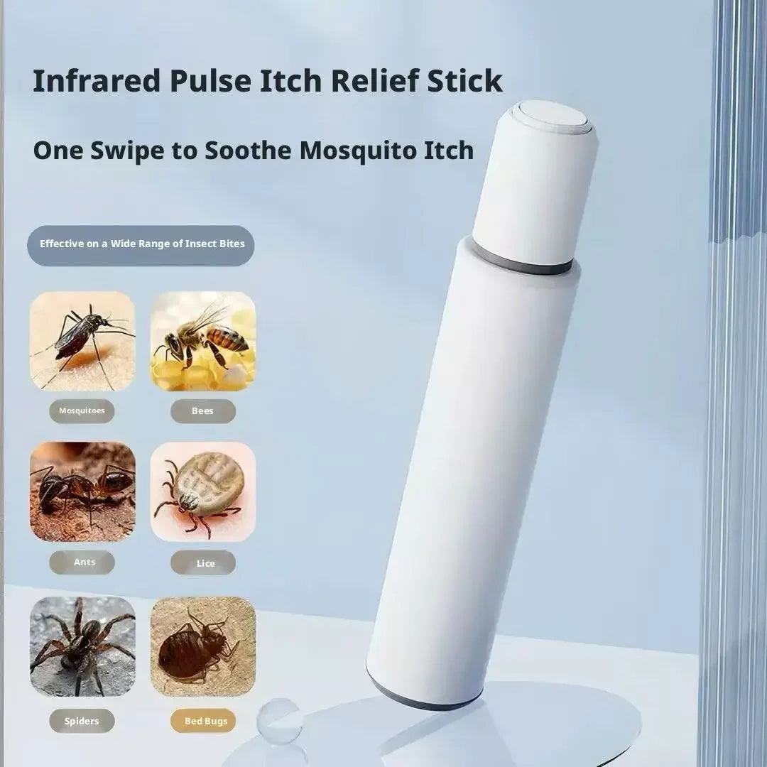 Electric Insect Bite Relief Device USB Rechargeable Portable Itch Relief Pen Physical Anti-Itch Tool for Outdoor Kids Adults Peaceful Pleasures Health and Wellness