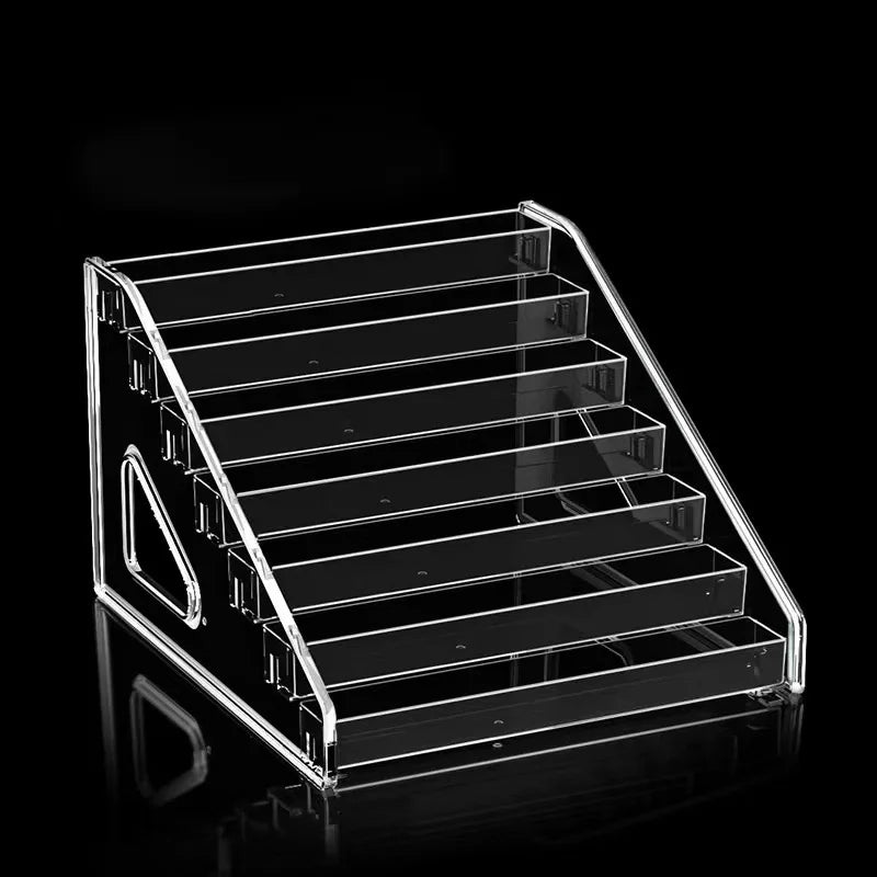 Acrylic Step Display Stand – Multi-Layer Nail Polish Organizer