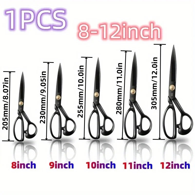 Professional Tailor Scissors – Stainless Steel Fabric & Leather Cutter Peaceful Pleasures Health and Wellness
