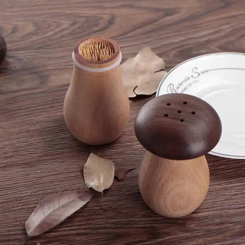 Retro Mushroom Toothpick Holder Home Decoration Exquisite Lovely